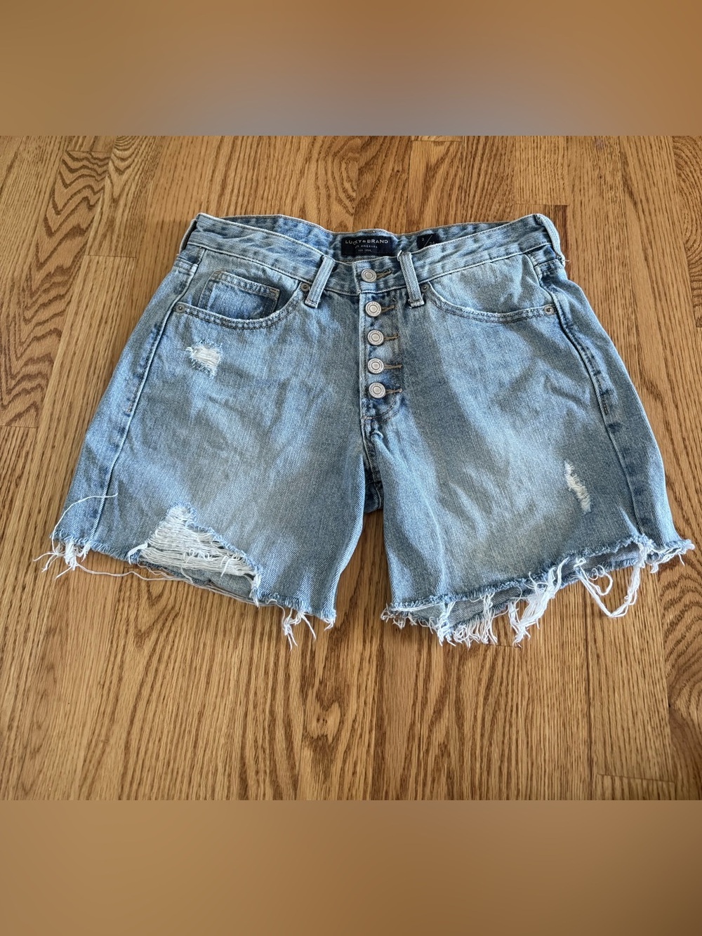 Lucky Brand Distressed Jean Shorts